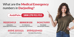 emergency numbers in Darjeeling